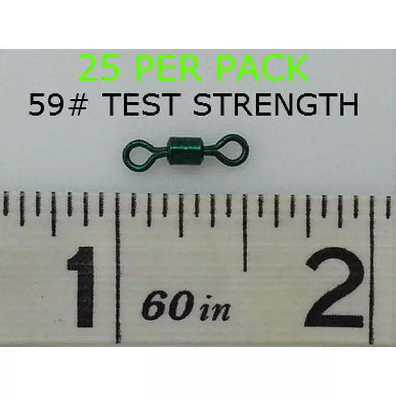#10 ROLLING SWIVELS GREEN