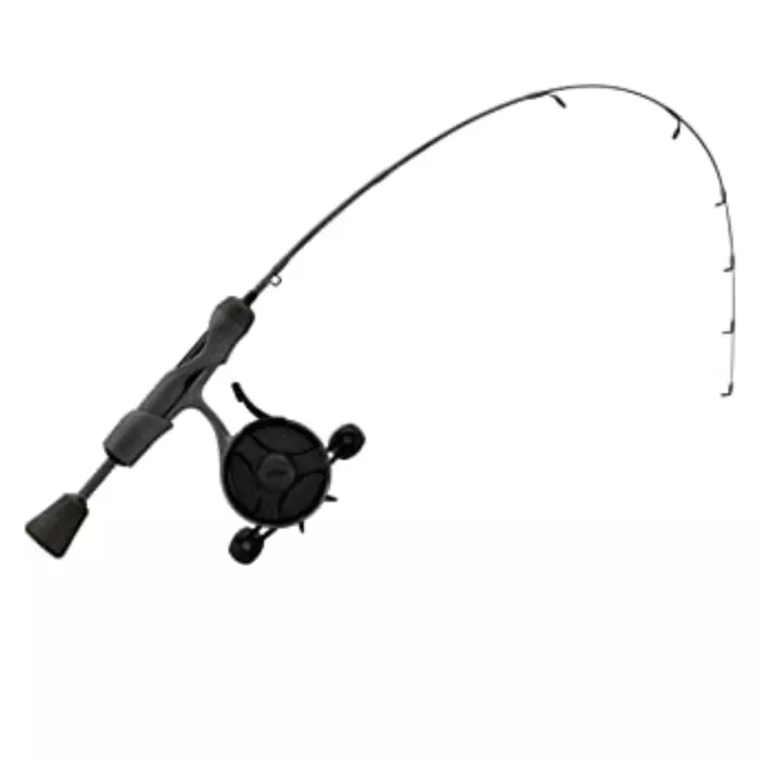 13 Fishing Black Betty FreeFall Ghost Stealth Edition Inline Ice Combo