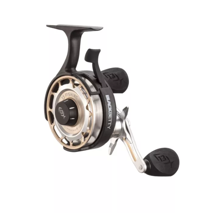 13 Fishing FreeFall Carbon - Inline Ice Fishing Reel - 2.5:1 GR LH Retrieve