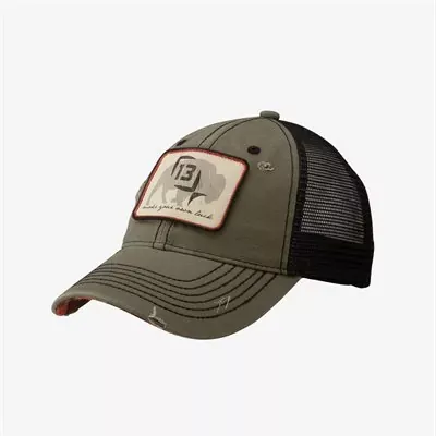 13 Fishing Guy On A Buffalo Hat