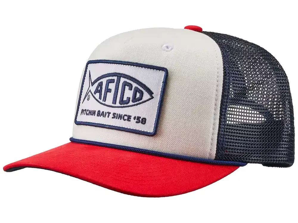 Aftco 00‘s Patch Trucker Hat Red