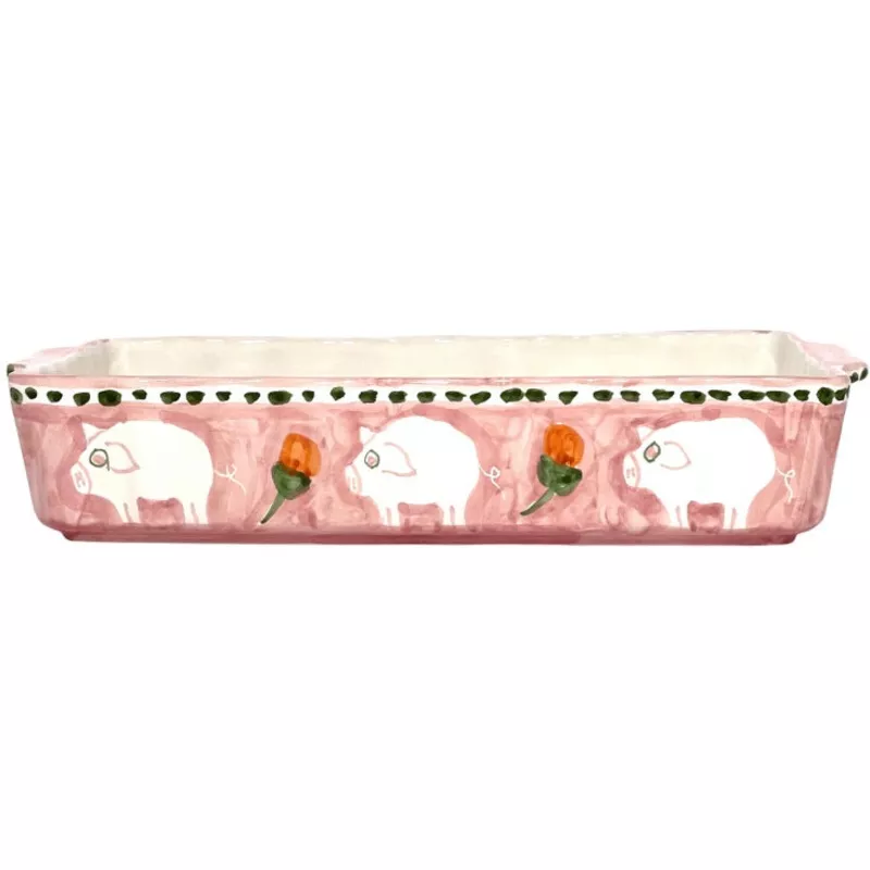 Amalfi Pink Cortile Oven – Serving Dish – 36cm