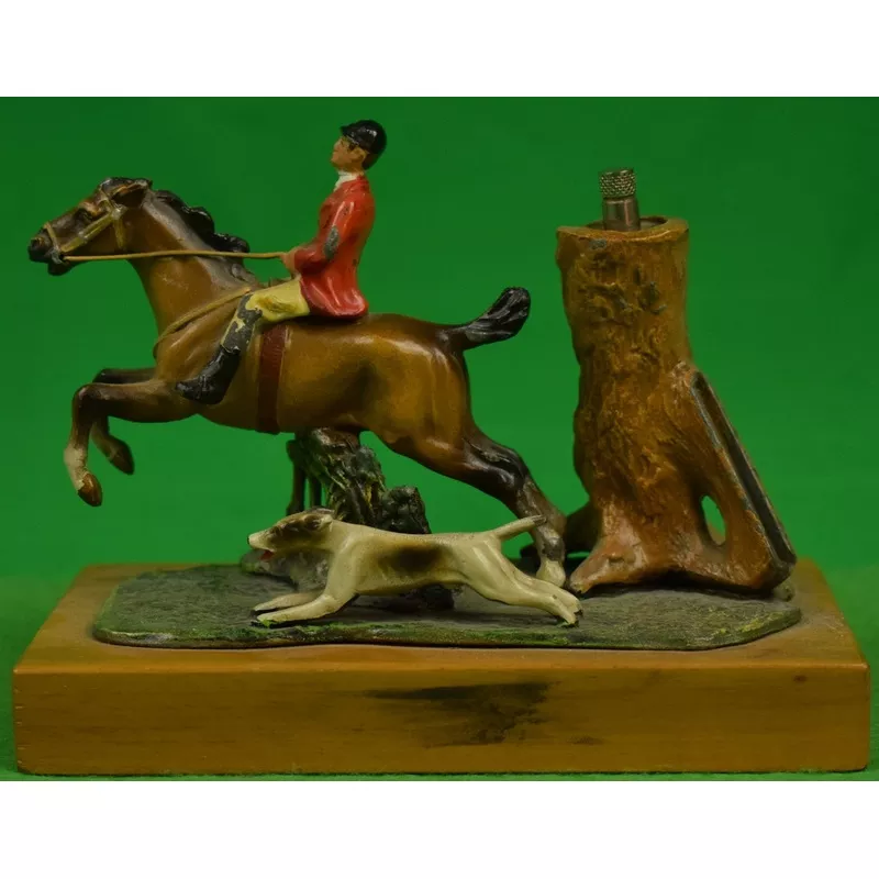 "Austrian Bronze Fox-Hunter w/ Hound"