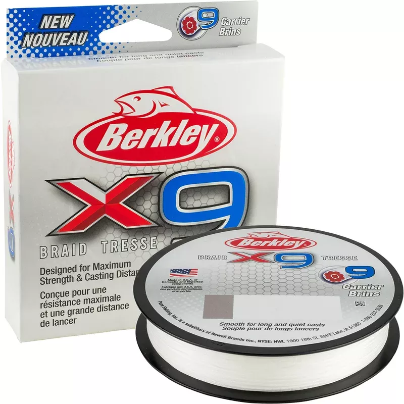 Berkley X9 Braided Line – Crystal