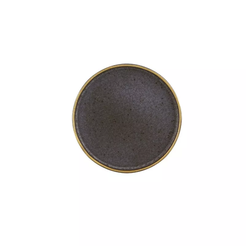 Casa Alegre Gold Stone Small Bronze Plate – 18cm