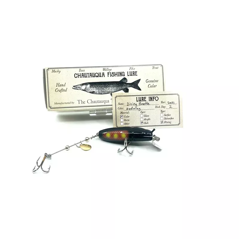 Chautauqua Custom Diving Beetle with Factory Lip Redwing Color
