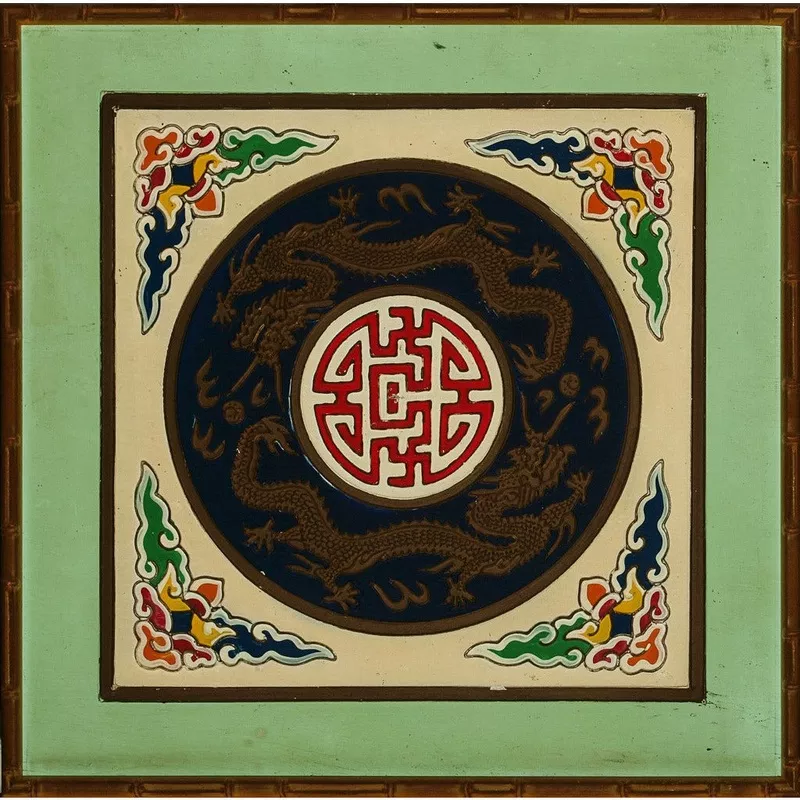 "Chinoiserie Dragon Screen"
