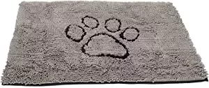 Dirty Dog Doormat Grey Medium