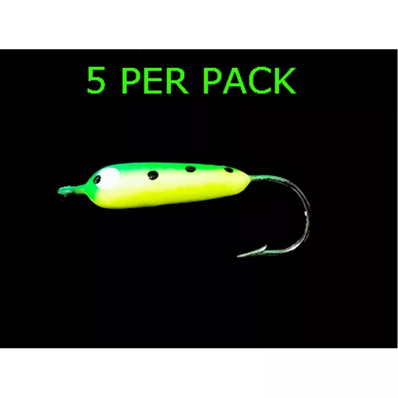 Floating Jig Heads #2 hook CHART/GREEN
