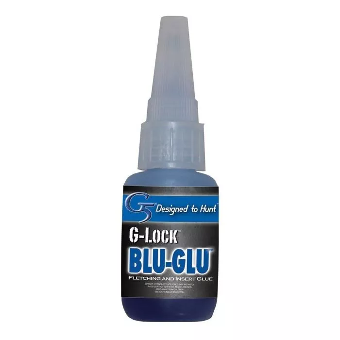 G5 Outdoors Blu-Glu Insert and Fletching Adhesive - 3/4 oz Bottle
