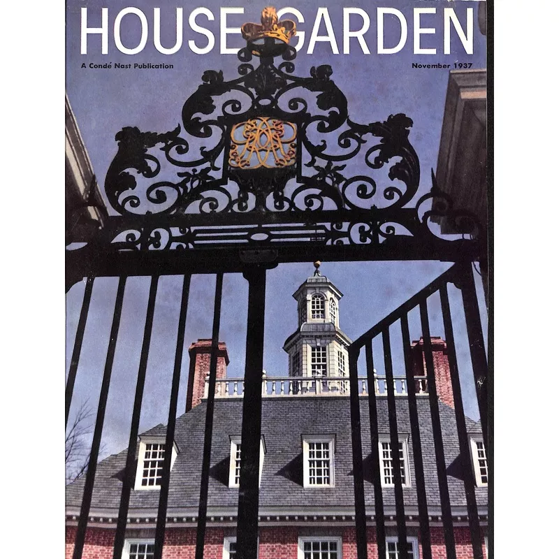 "House & Garden Magazine 4 Bound Issues: 1937- 1939" (SOLD)