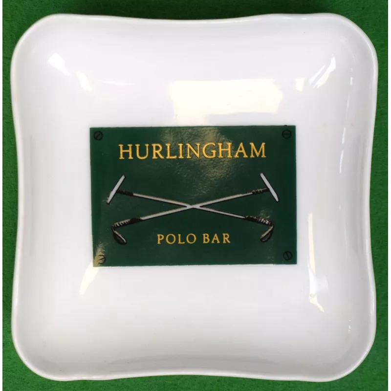"Hurlingham Polo Bar Porcelain Ashtray"