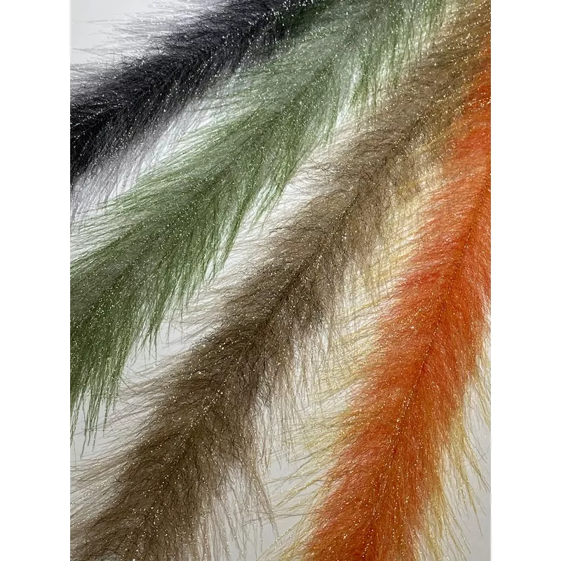 Mimic Faux Feather Brush Bronze Black