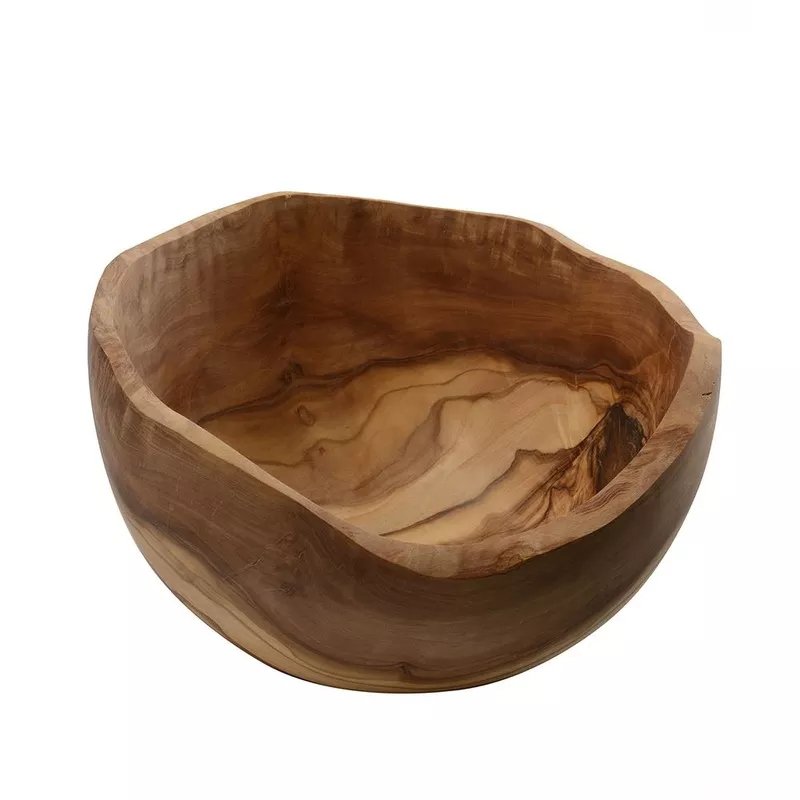 Olive Wood Salad Bowl – 22cm