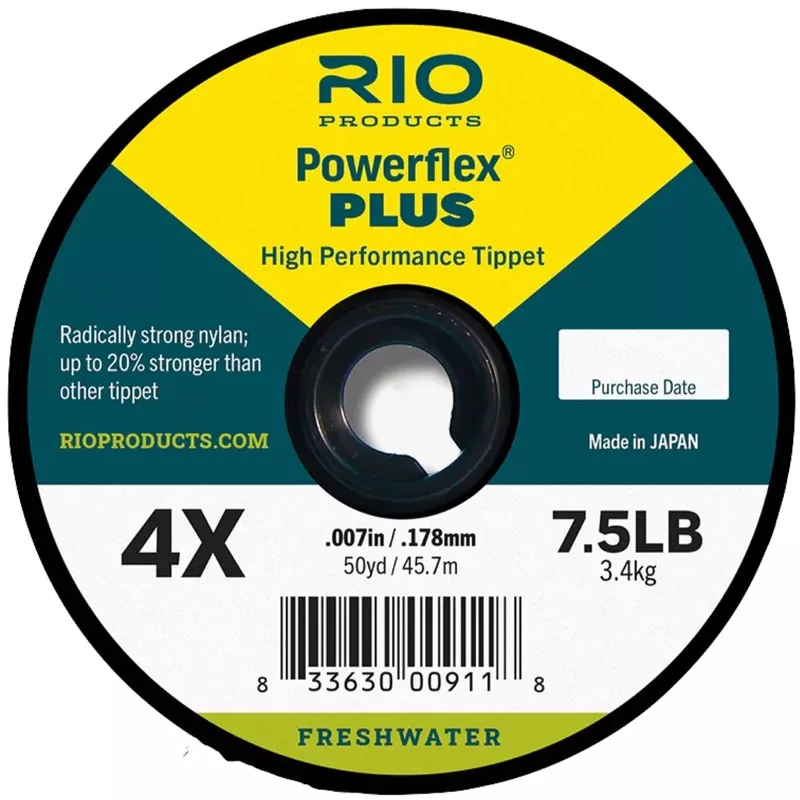 RIO Powerflex Plus Tippet 50yd Spool