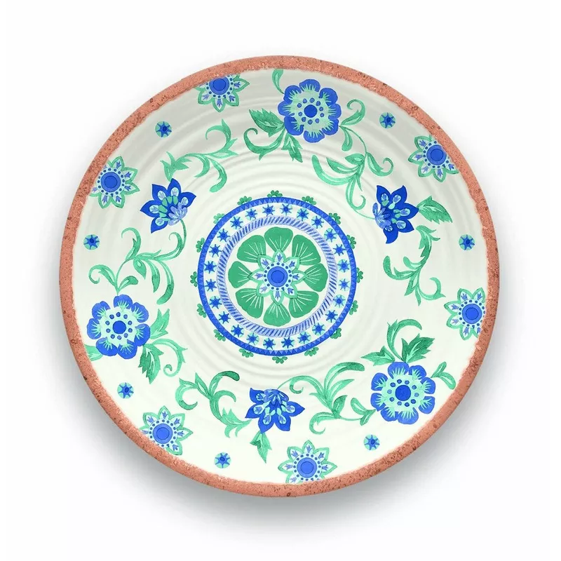 Rio Turquoise Melamine Platter – 35.5cm