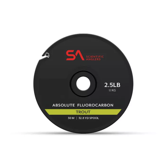 Scientific Anglers Absolute Fluorocarbon Trout Tippet - Clear - 2X