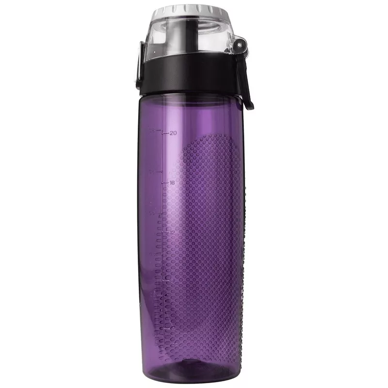 Thermos 24 oz Plastic Hydration Bottle w Meter Purple