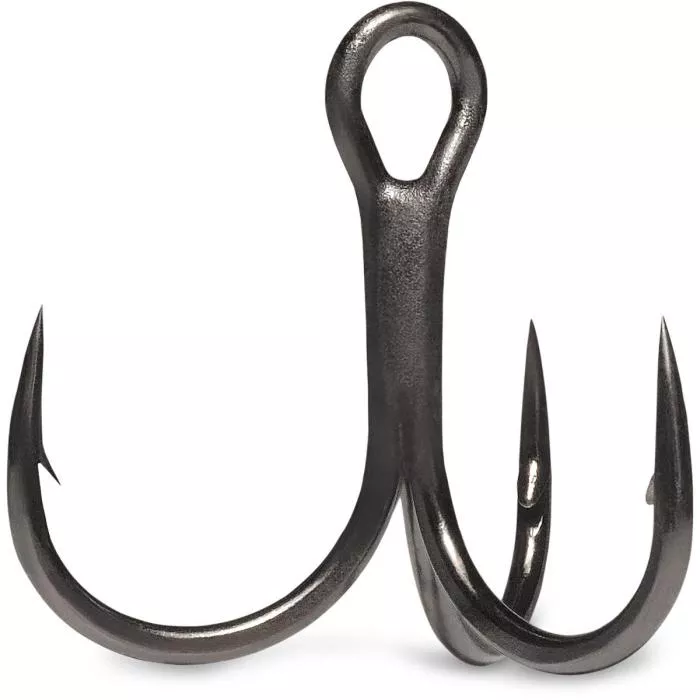 VMC 7548 Hybrid Treble Short 1X Hooks - Black Nickel - 4 Per Pack
