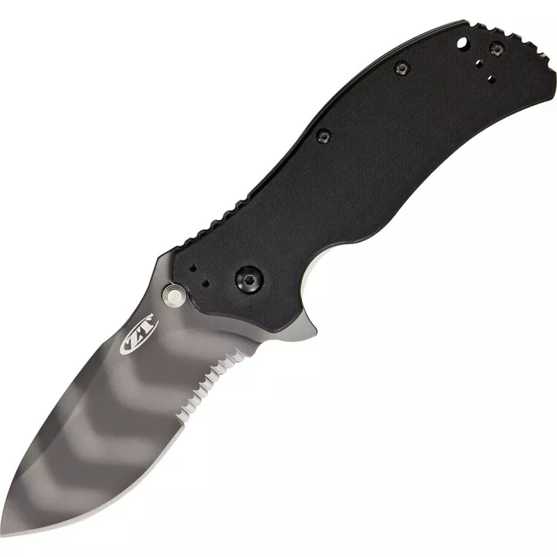 Zero Tolerance Assist Open Urban Camo Combo Folding Knife – 0350tsst
