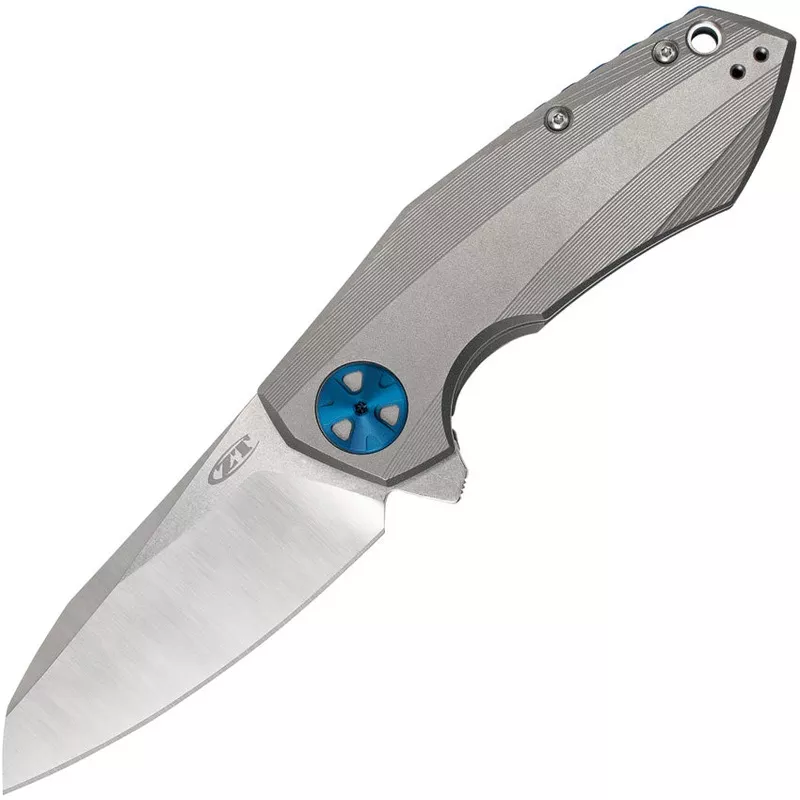 Zero Tolerance Sinkevich KVT Titanium and Blue Folding Knife – 0456