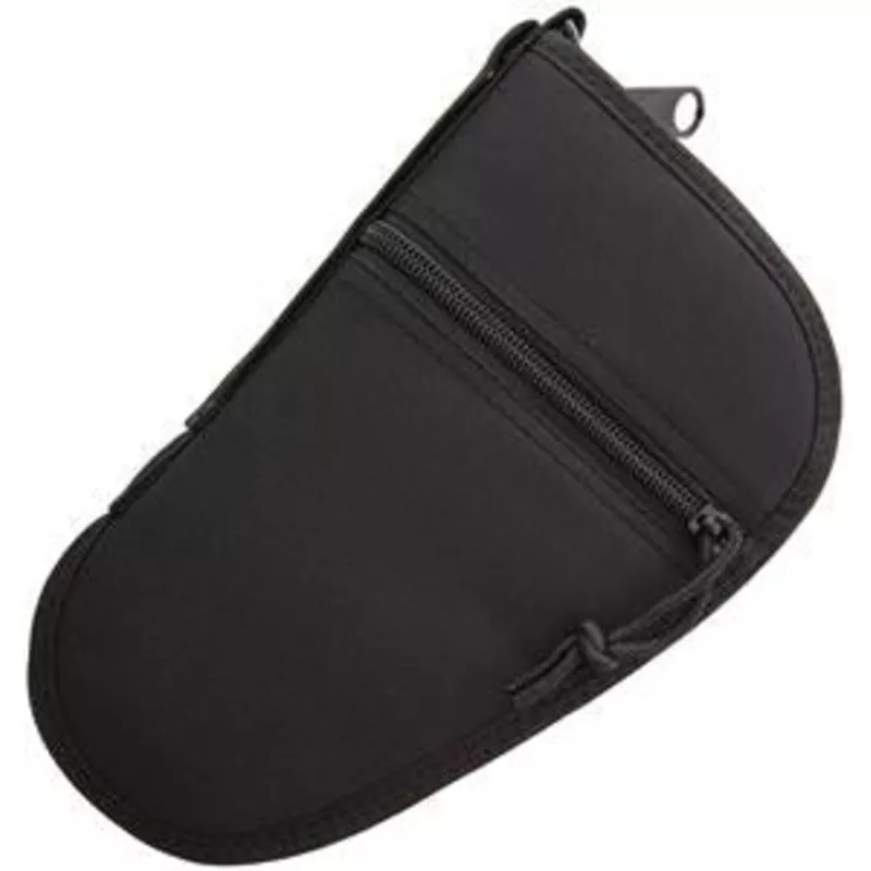 Zip Up 9.5″ Pistol Case Black Cordura Construction + Soft Lining gun ac184