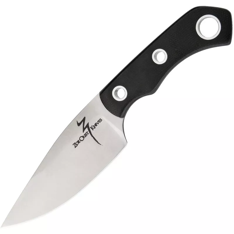 Zoe Crist Knives Wilderness Black Handles Micarta Fixed Blade Knife edc2mbc