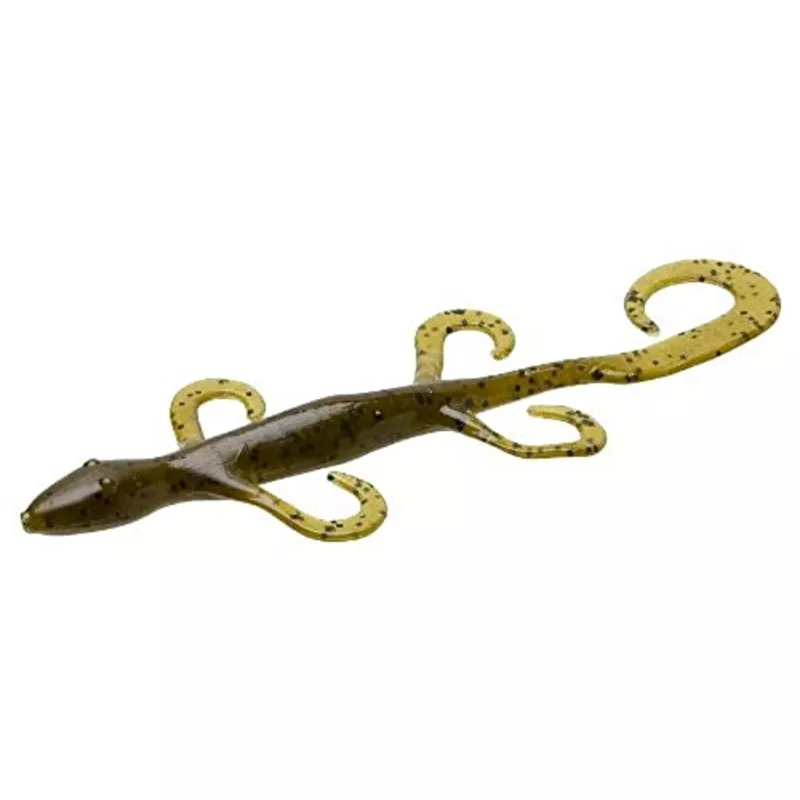 Zoom 002025 Lizard, 6″, 9Pk, Green Pumpkin JC18159173
