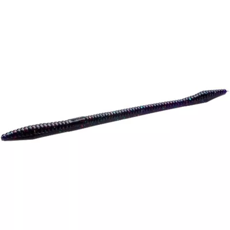 Zoom 006177 Trick Worm , 6 1/2″ 20Pk, Junebug Red JC18159102