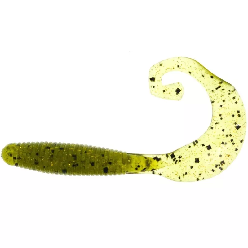 Zoom Tab Tail Grub 4′ Watermelon Gold Glitter 10pk